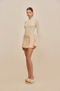 ALICE TOP - LIGHT OATMEAL