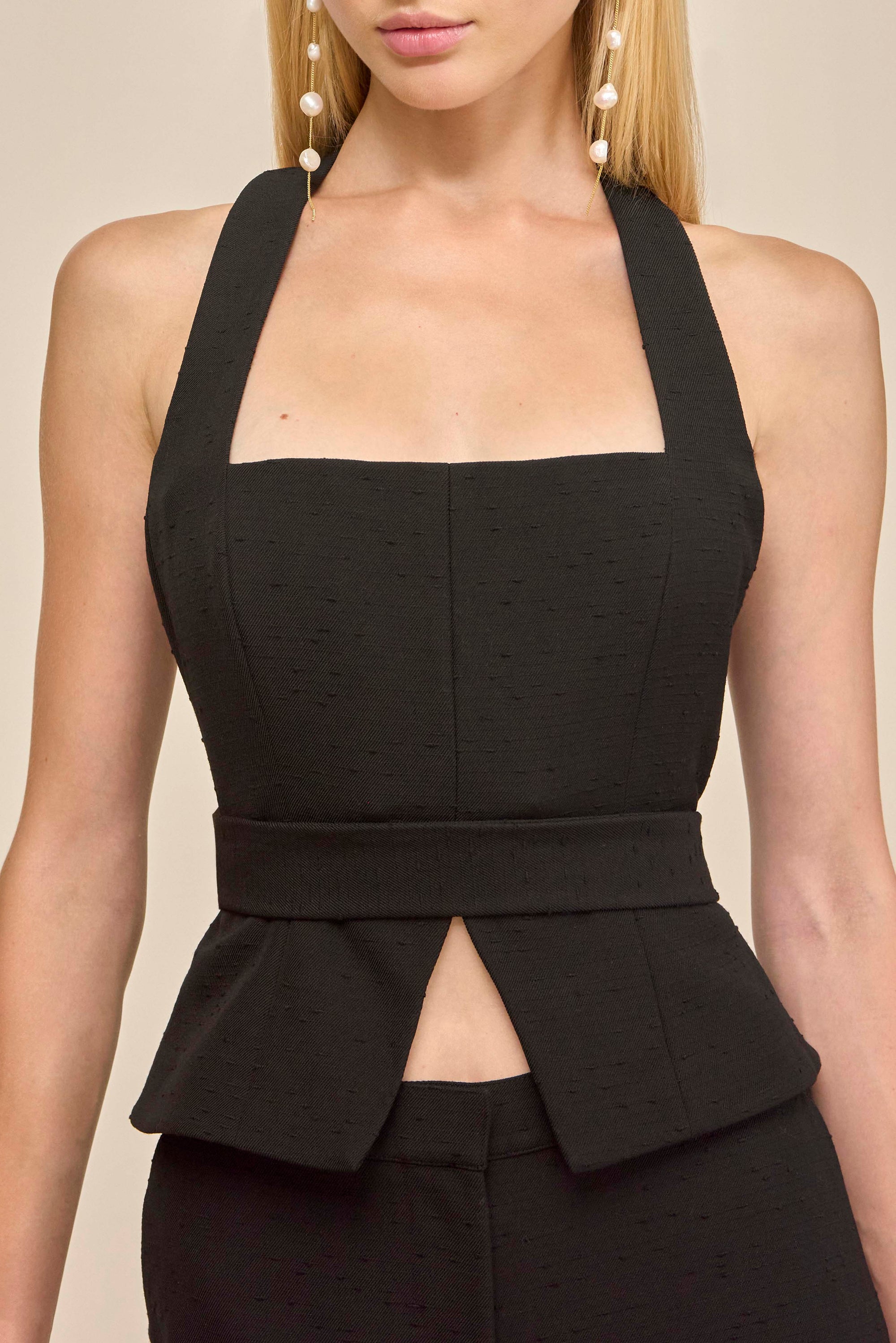 ANITA TOP - BLACK