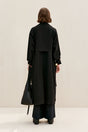 APRIL TRENCH COAT - BLACK