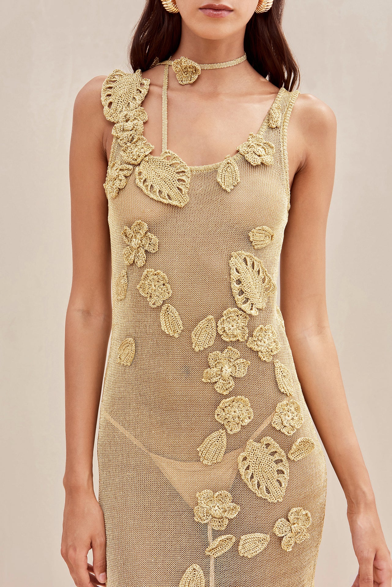 PEMMA KNIT DRESS - GOLD CULT GAIA PEMMA KNIT DRESS - GOLD CULT GAIA