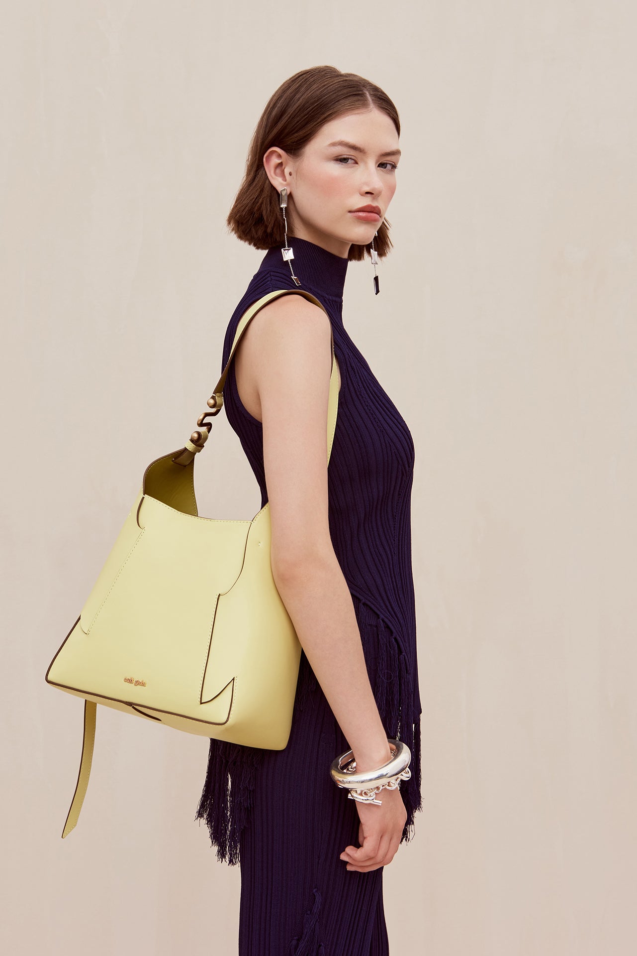 SIMONA SHOULDER BAG - LEMON SORBET