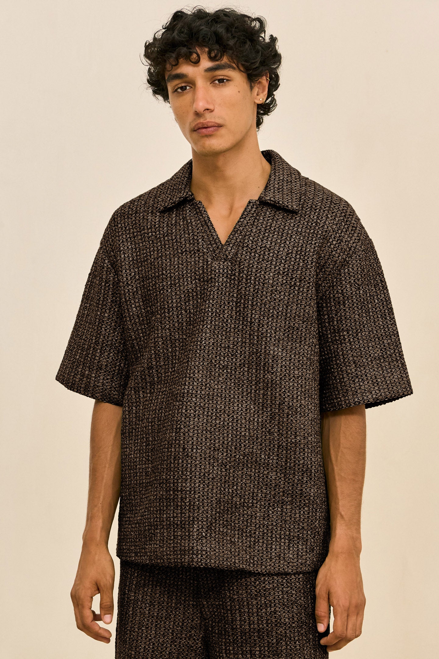 LORENZO SHIRT - DUSTY JAVA