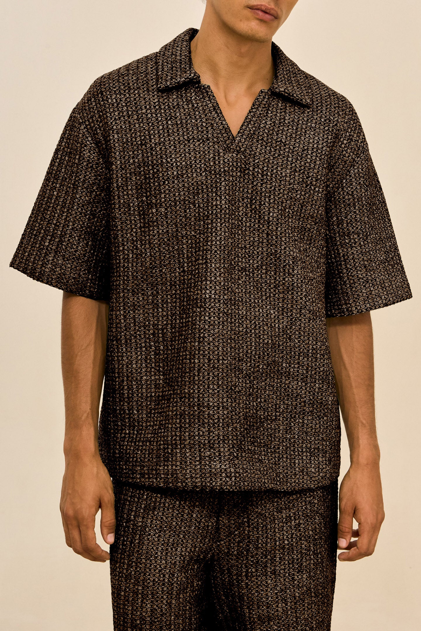 LORENZO SHIRT - DUSTY JAVA