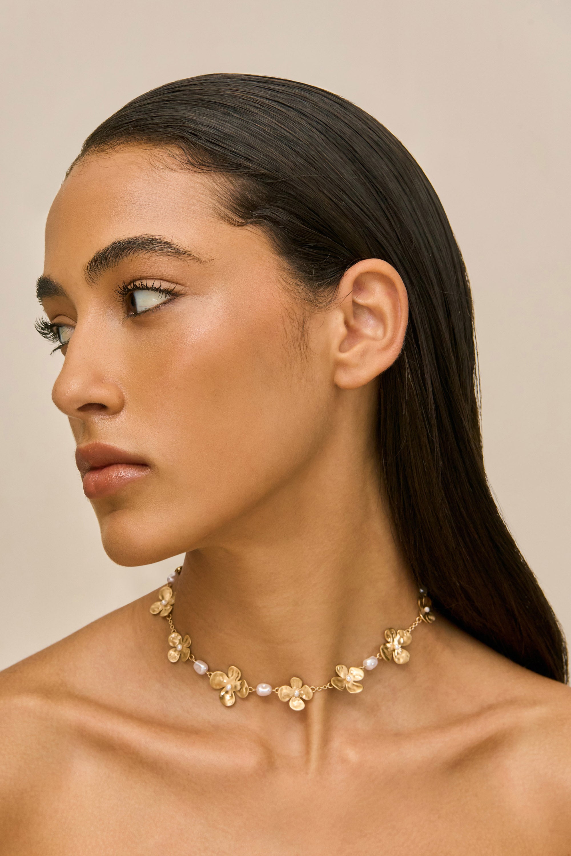 LUCKY CHOKER - BRUSHED BRASS
