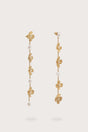 LUCKY DROP EARRING - BRUSHED BRASS