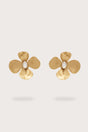 LUCKY EARRING - BRUSHED BRASS