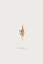 LUCKY EARRING - BRUSHED BRASS