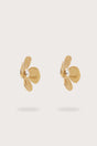 LUCKY EARRING - BRUSHED BRASS