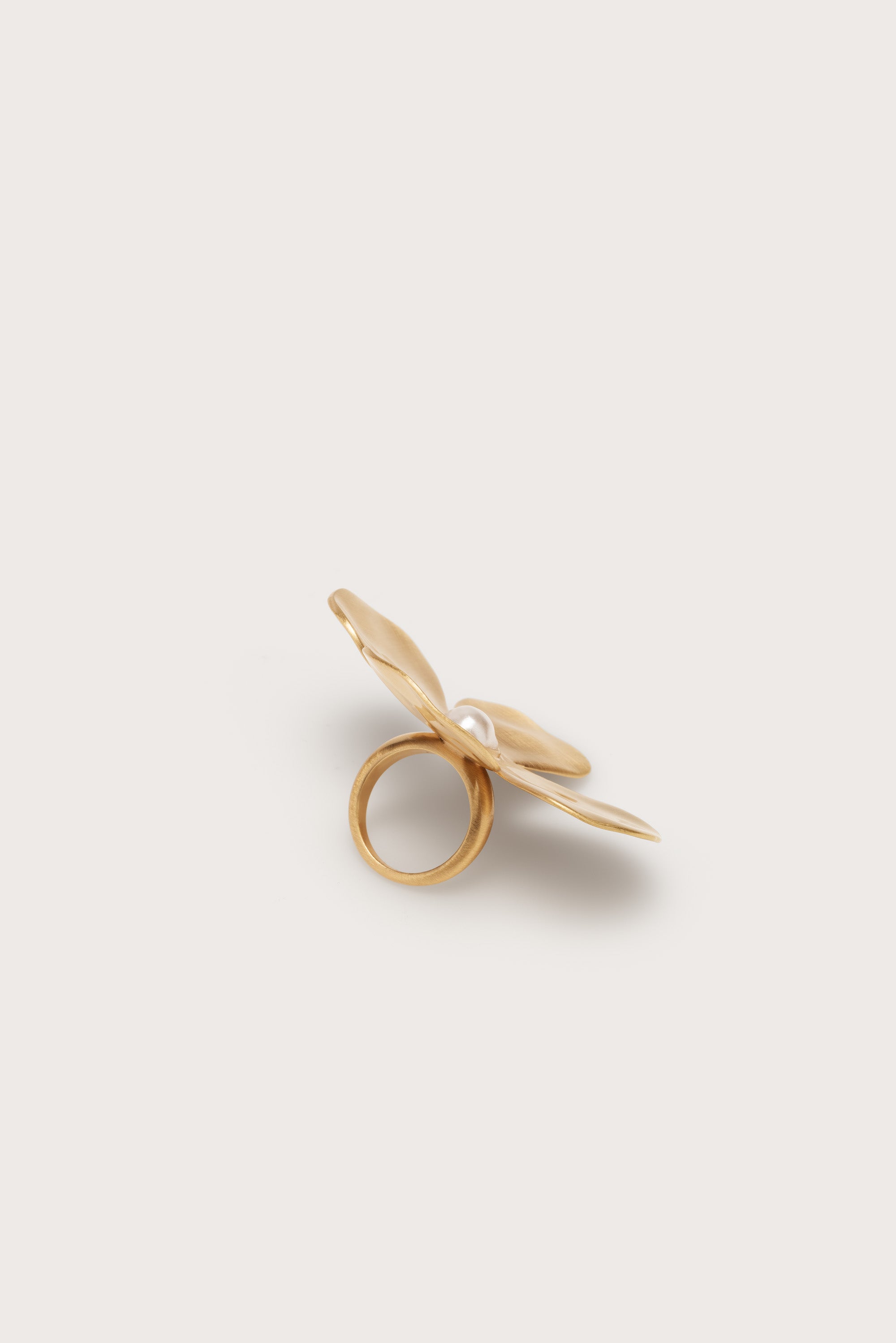 LUCKY RING - BRUSHED BRASS