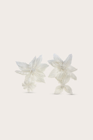 LAUREL EARRING - ANTIQUE WHITE