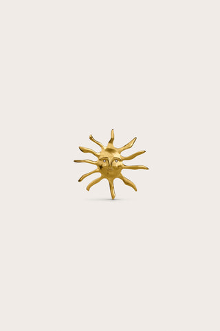 LEO BROOCH - ANTIQUE BRASS