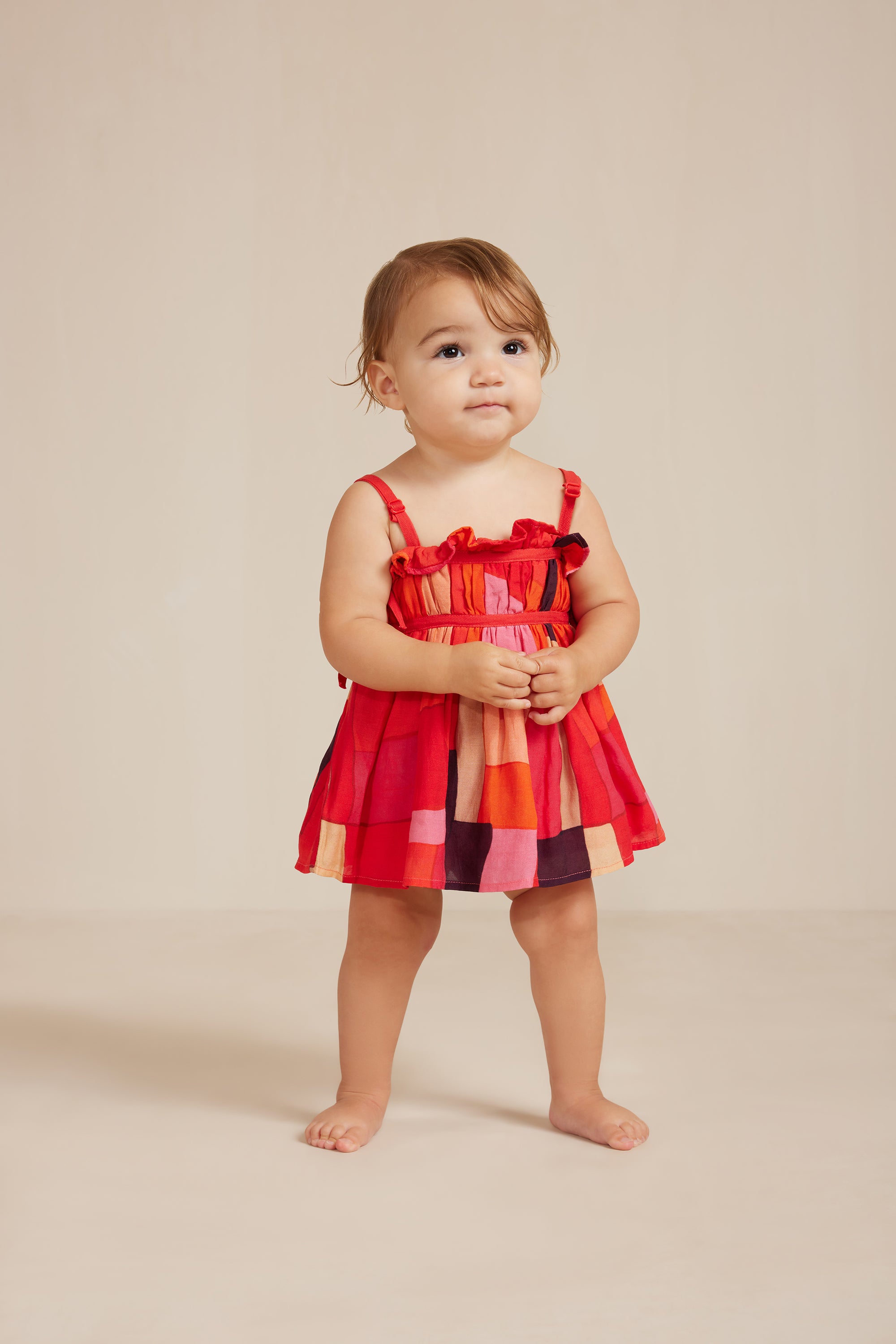 LOLA BABY DRESS & BLOOMERS - LOLLIPOP MULTI