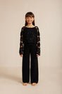 LEANNE KIDS TOP - BLACK