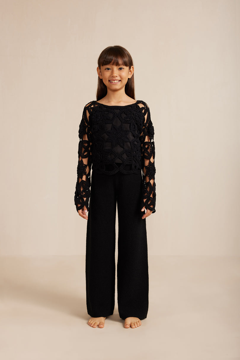 PIPER KIDS PANT - BLACK