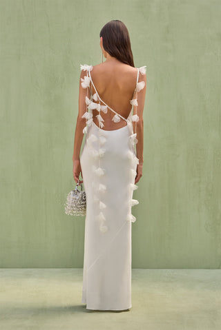 NYMERIA GOWN - OFF WHITE