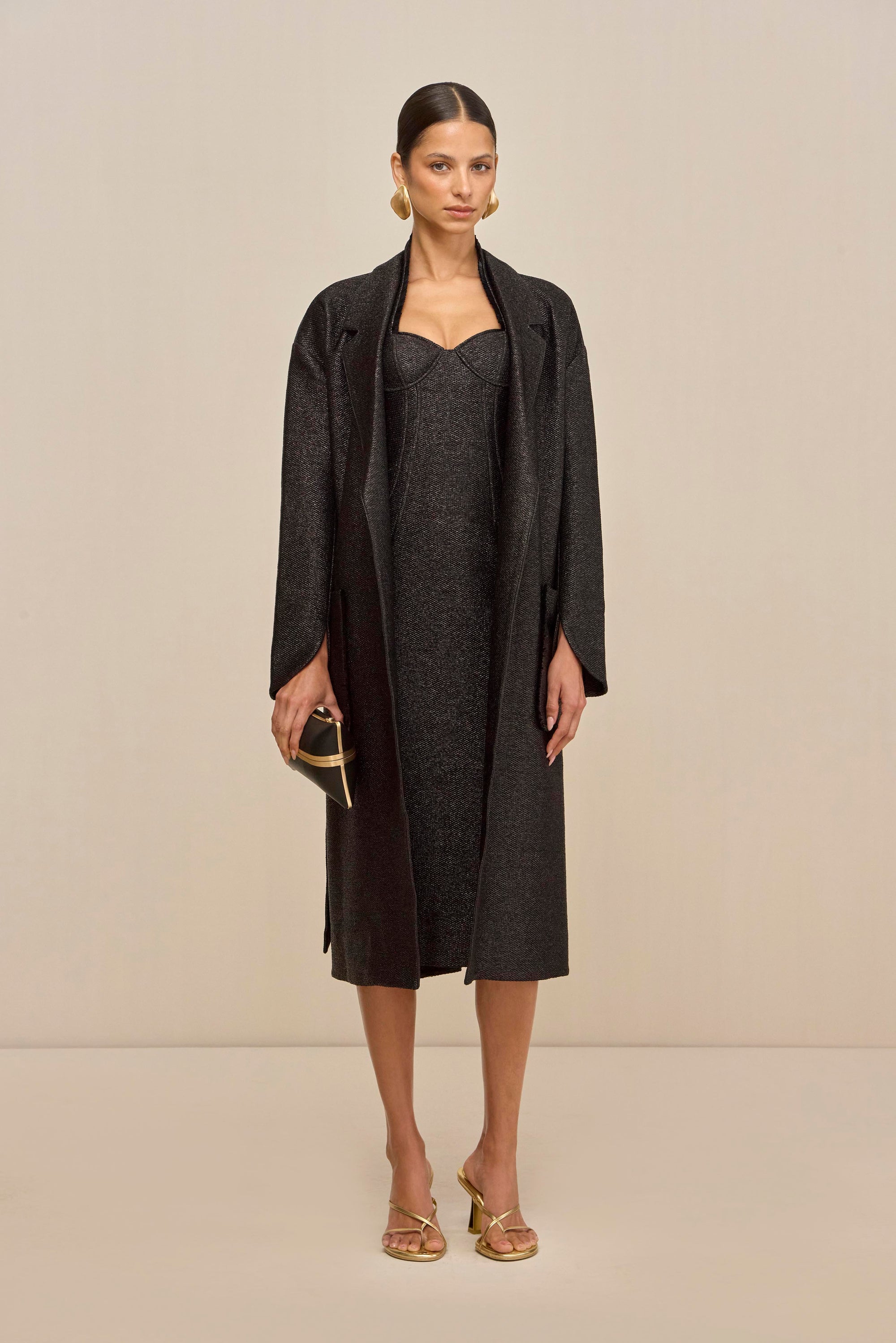 DREA COAT - BLACK