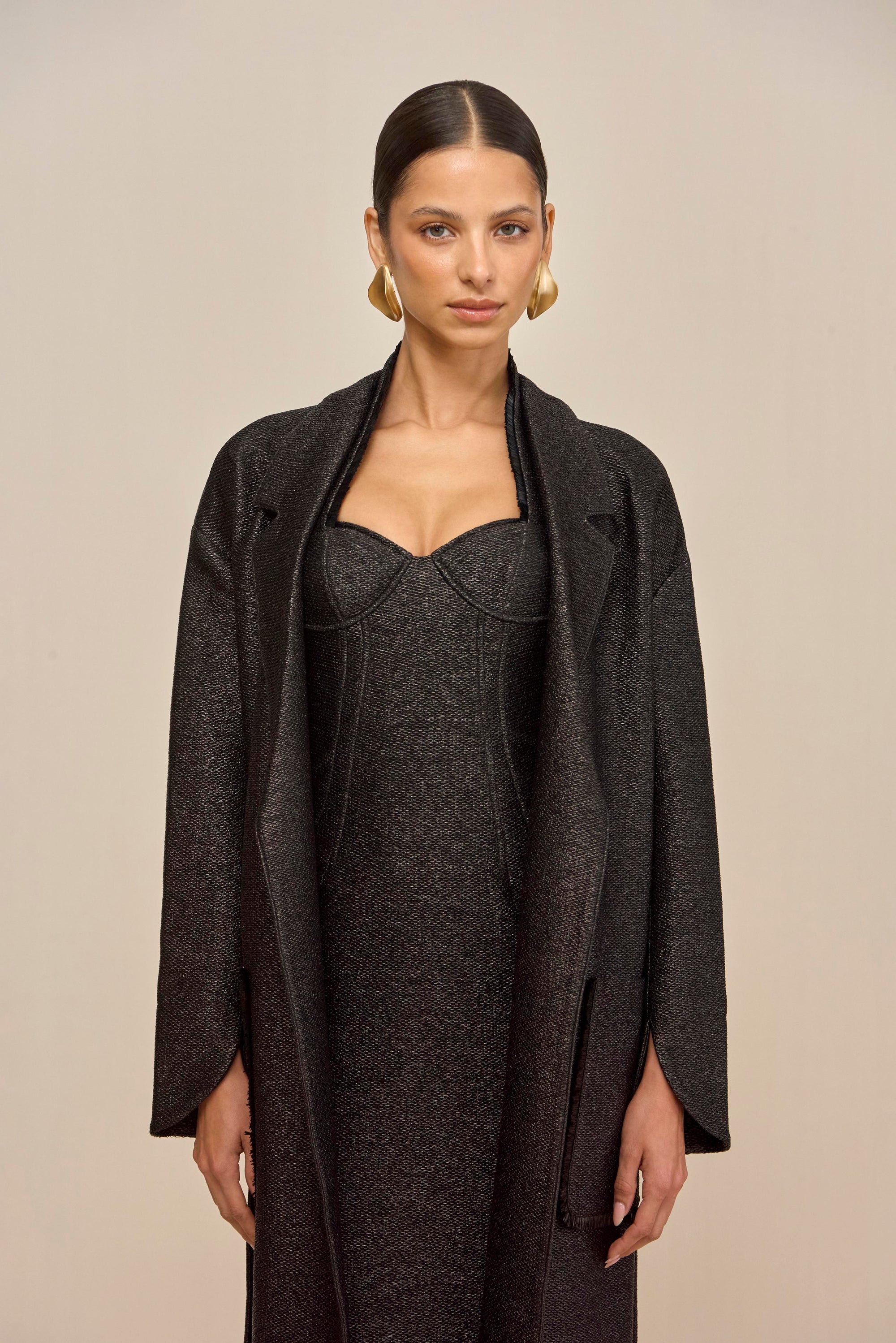 DREA COAT - BLACK