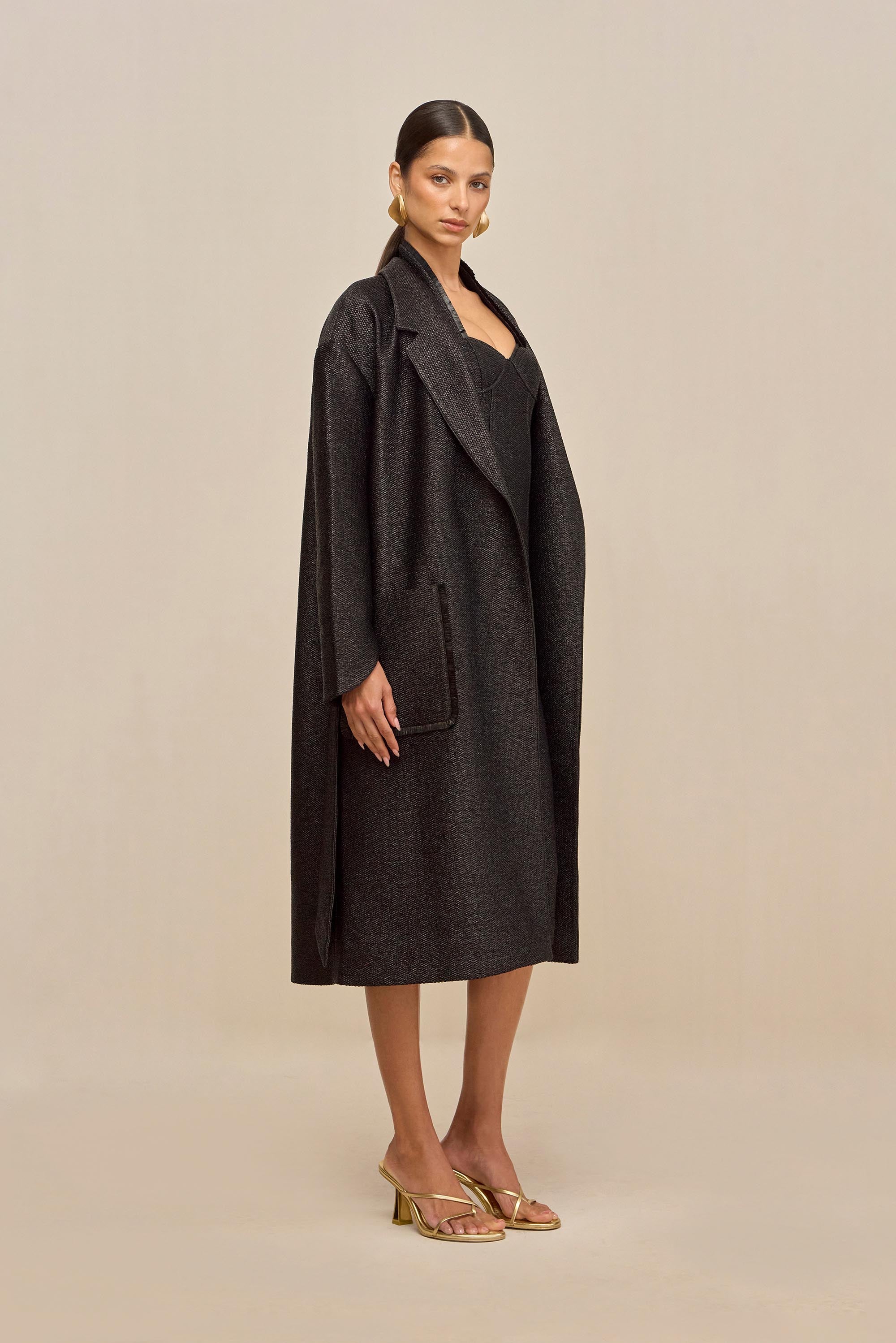 DREA COAT - BLACK