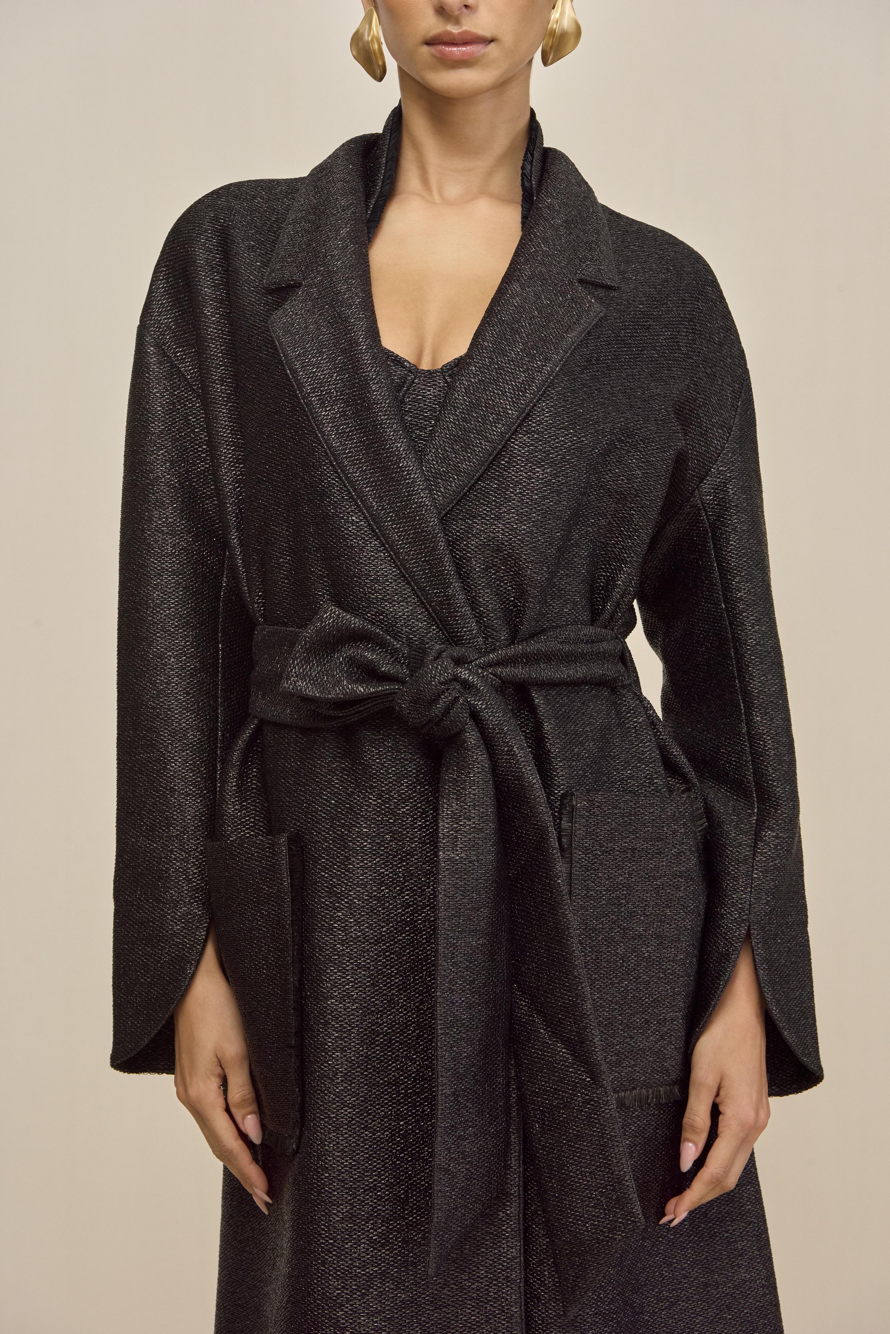 DREA COAT - BLACK