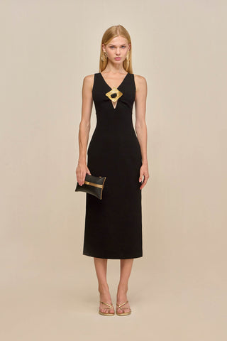 MARLA KNIT DRESS - BLACK