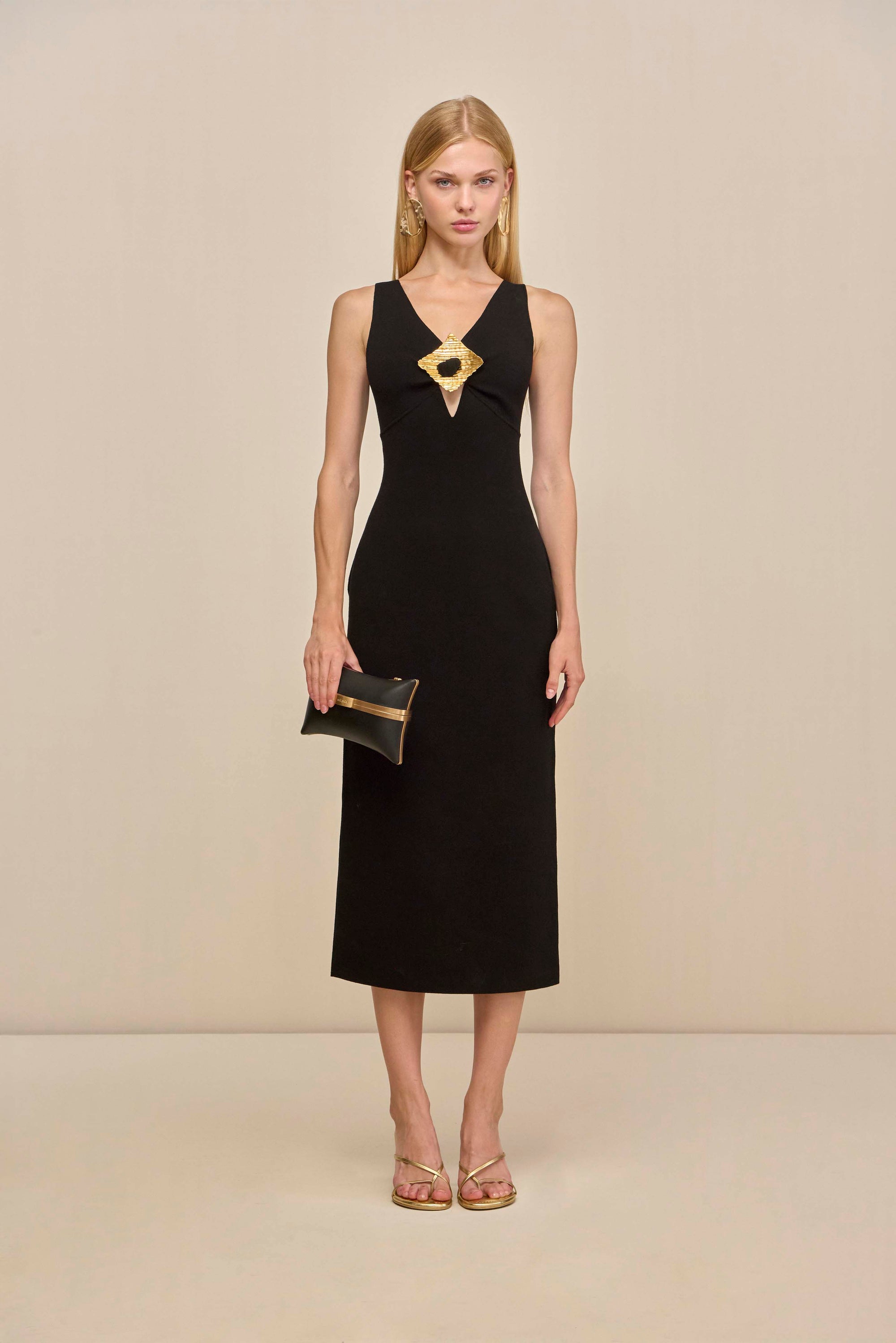 MARLA KNIT DRESS - BLACK