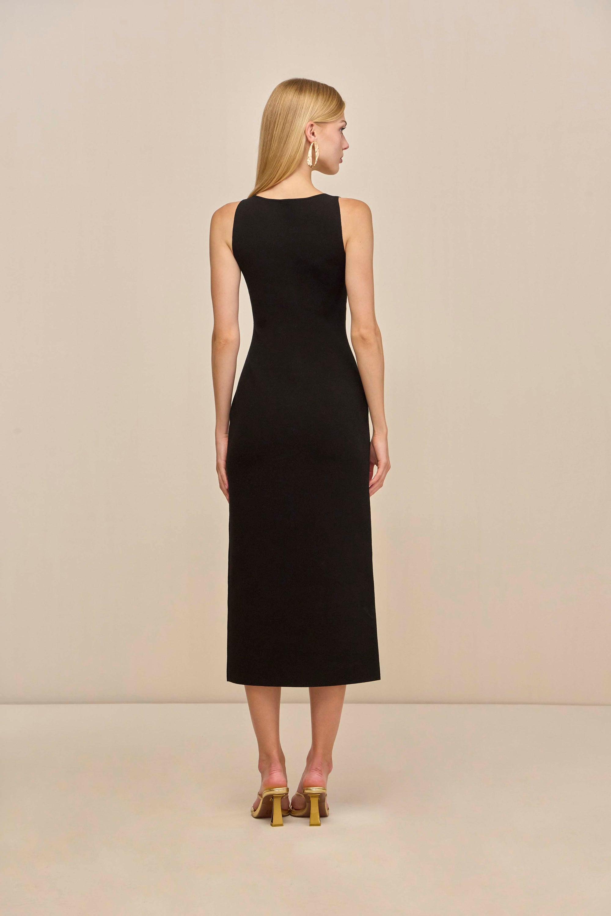 MARLA KNIT DRESS - BLACK