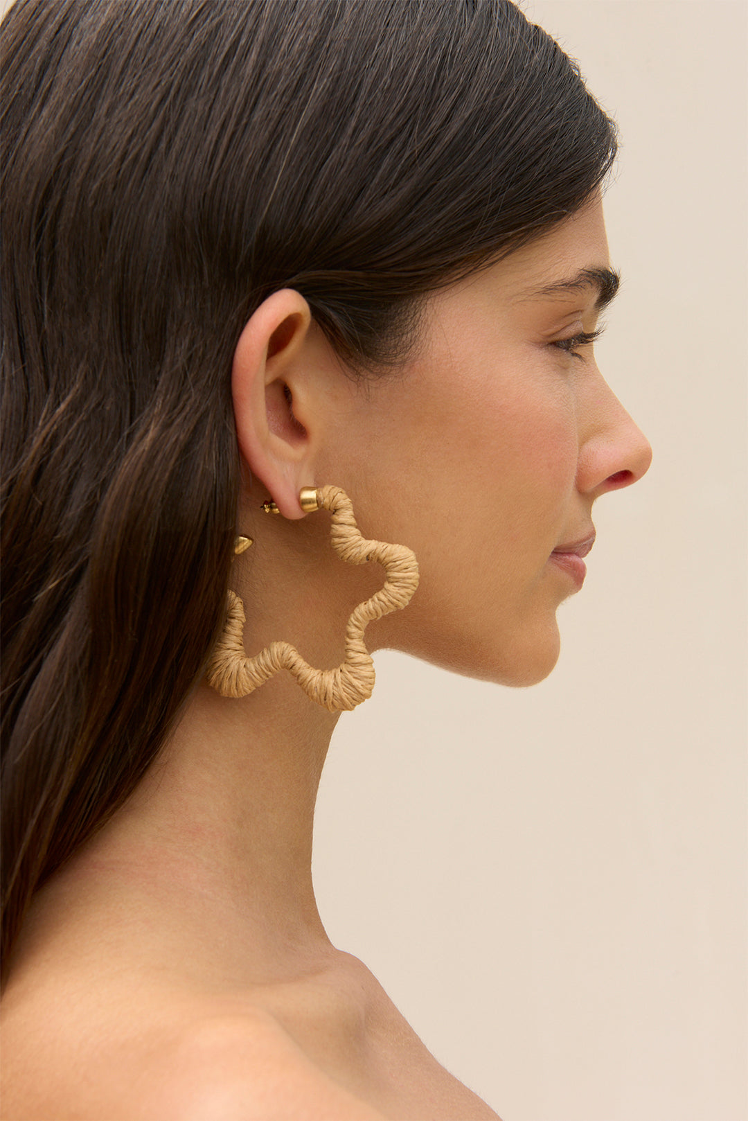 EMIKO EARRING - TOASTED NATURAL