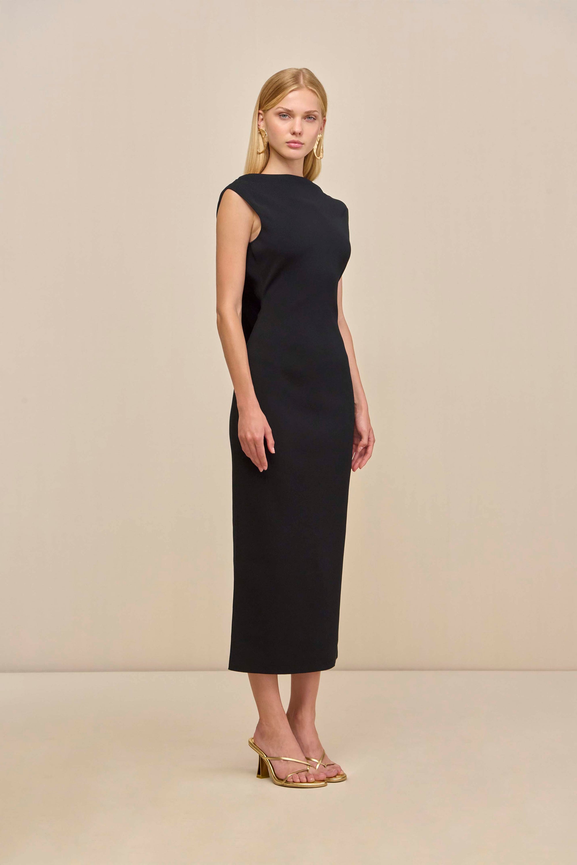 DEIRDRA DRESS - BLACK