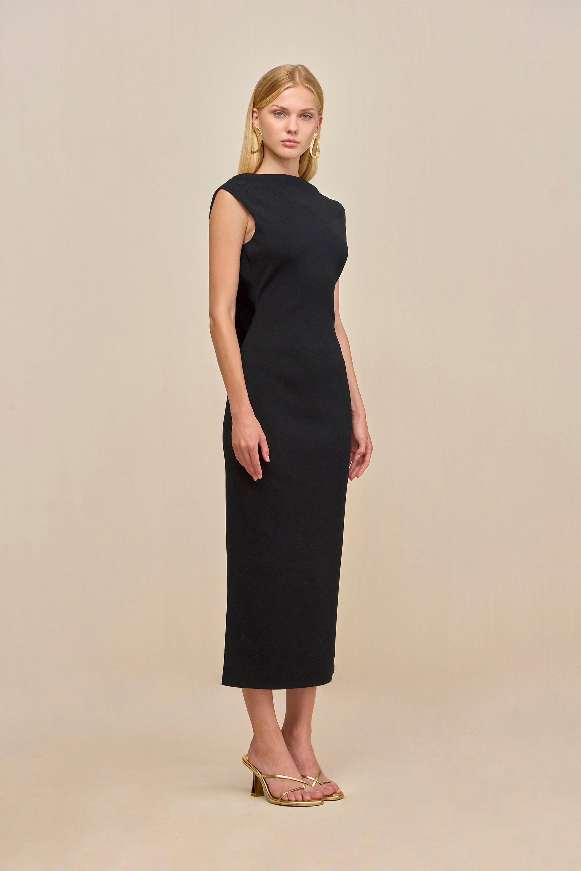 DEIRDRA DRESS - BLACK