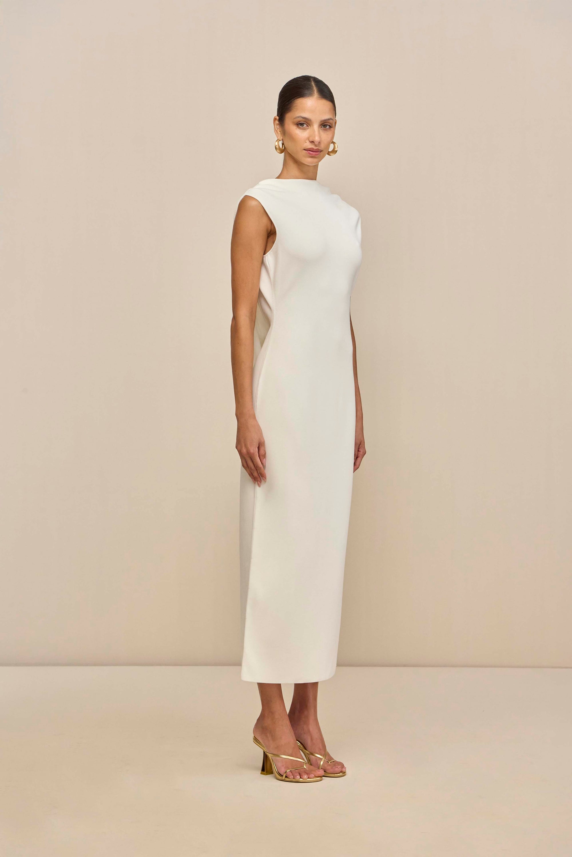 DEIRDRA DRESS - OFF WHITE