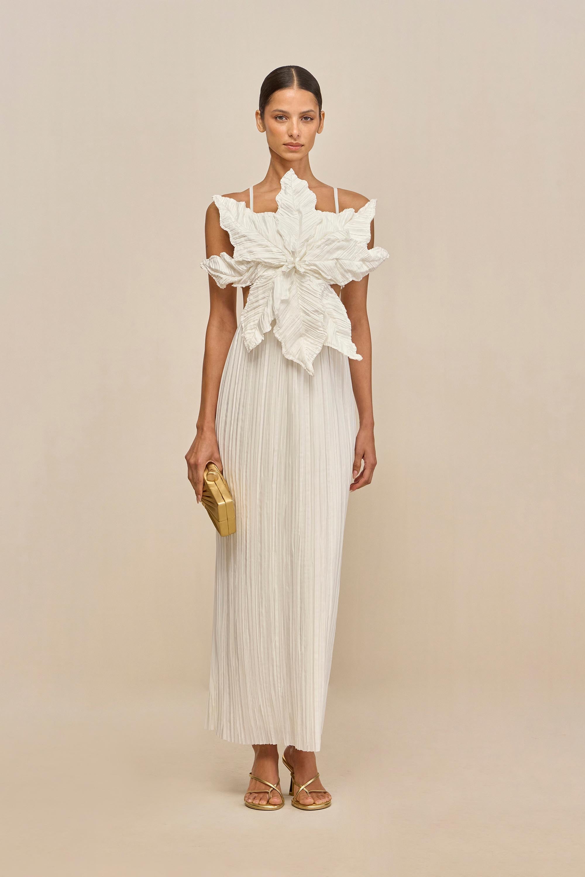 HESTRA GOWN - OFF WHITE