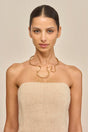 BETTINA DRESS - OATMEAL