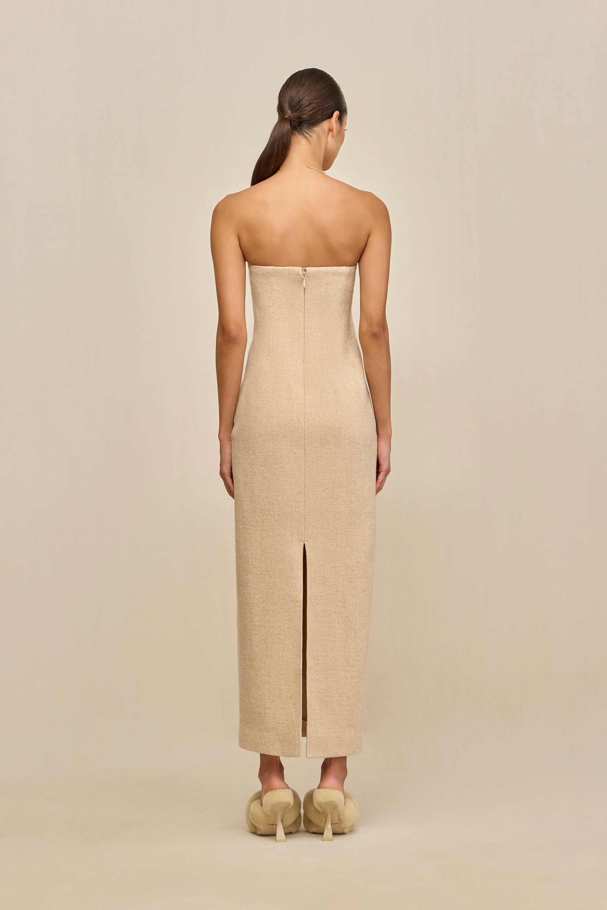 BETTINA DRESS - OATMEAL