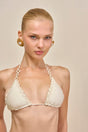 CHARLIE BIKINI TOP - OFF WHITE