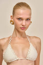 CHARLIE BIKINI TOP - OFF WHITE
