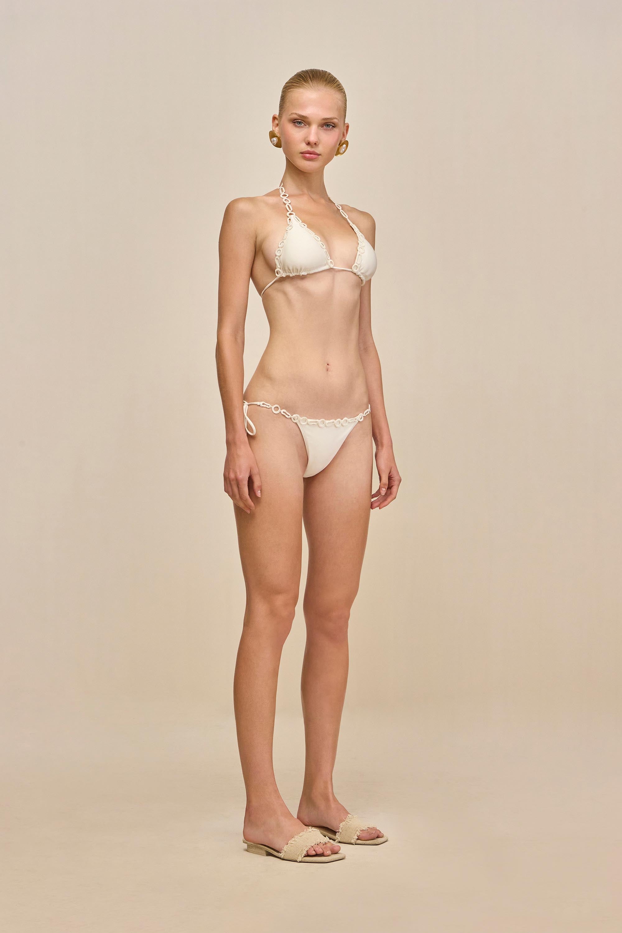 CHARLIE BIKINI BOTTOM - OFF WHITE