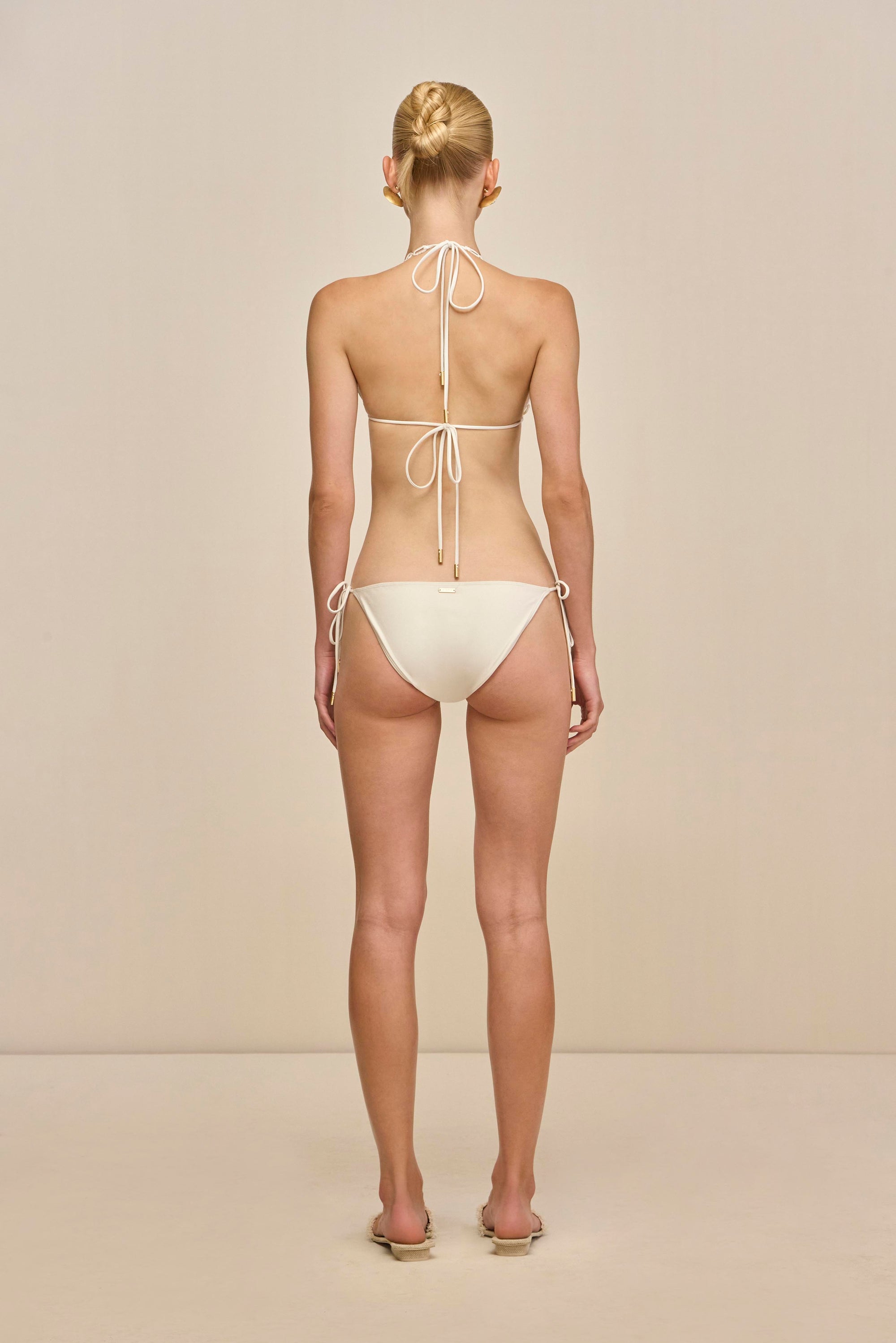 CHARLIE BIKINI TOP - OFF WHITE