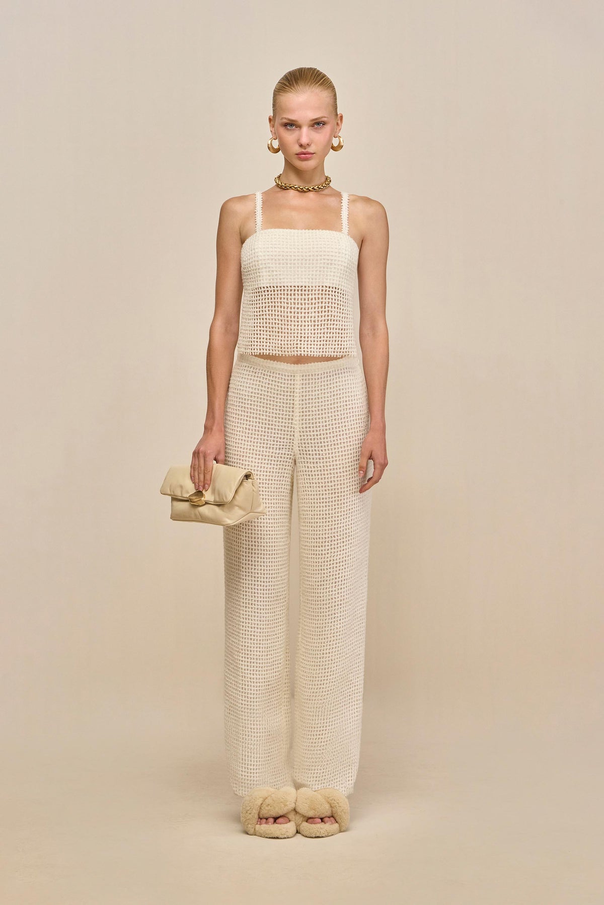 CLAREN PANT - OFF WHITE