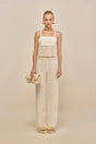 CLAREN PANT - OFF WHITE