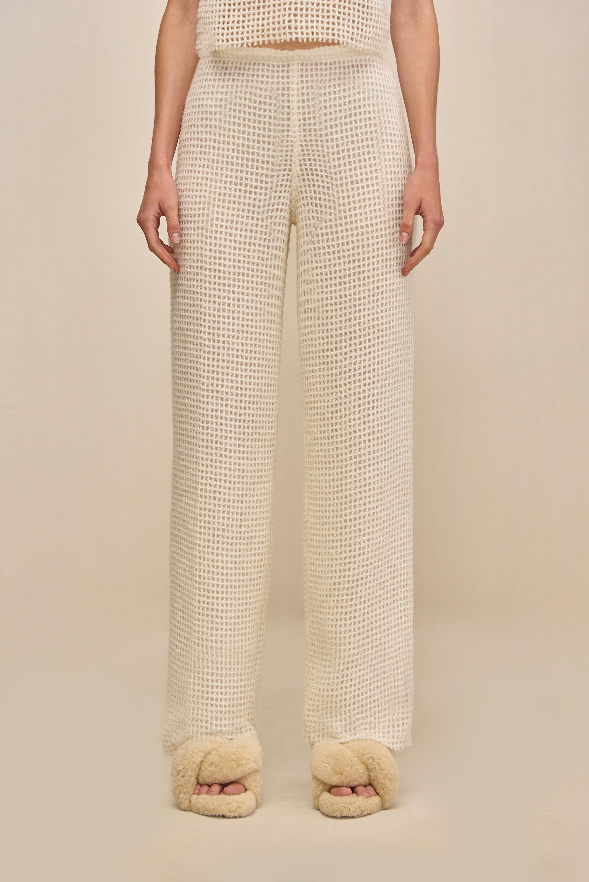 CLAREN PANT - OFF WHITE