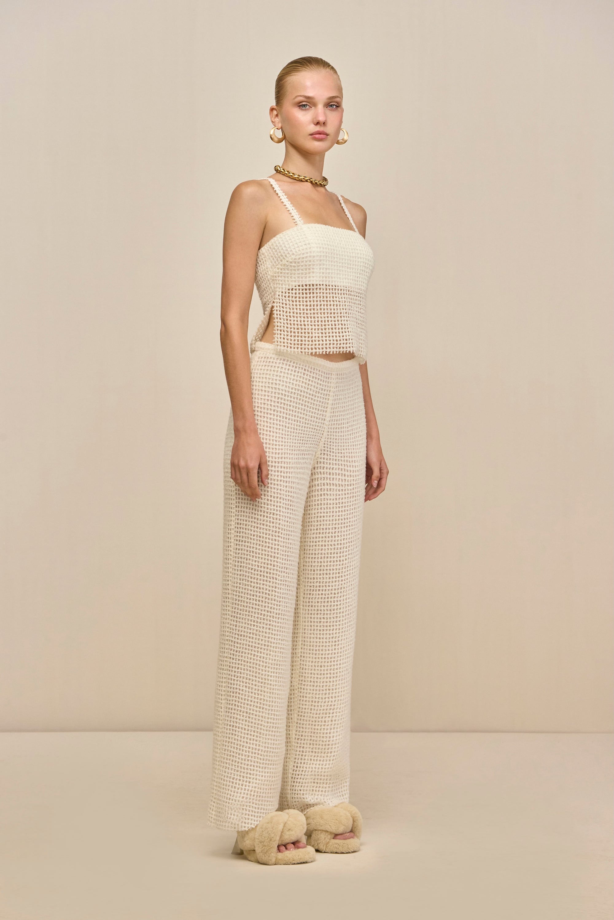 CLAREN PANT - OFF WHITE