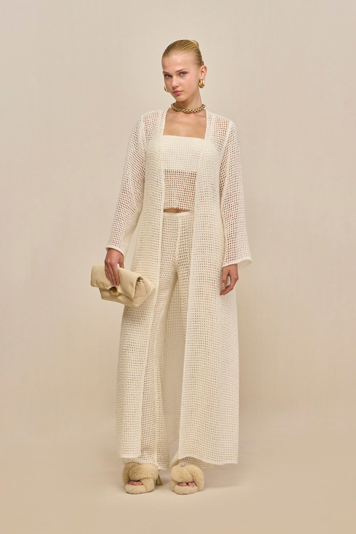 CLAREN PANT - OFF WHITE