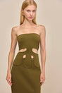 BRUNELO KNIT DRESS - ROSEMARY