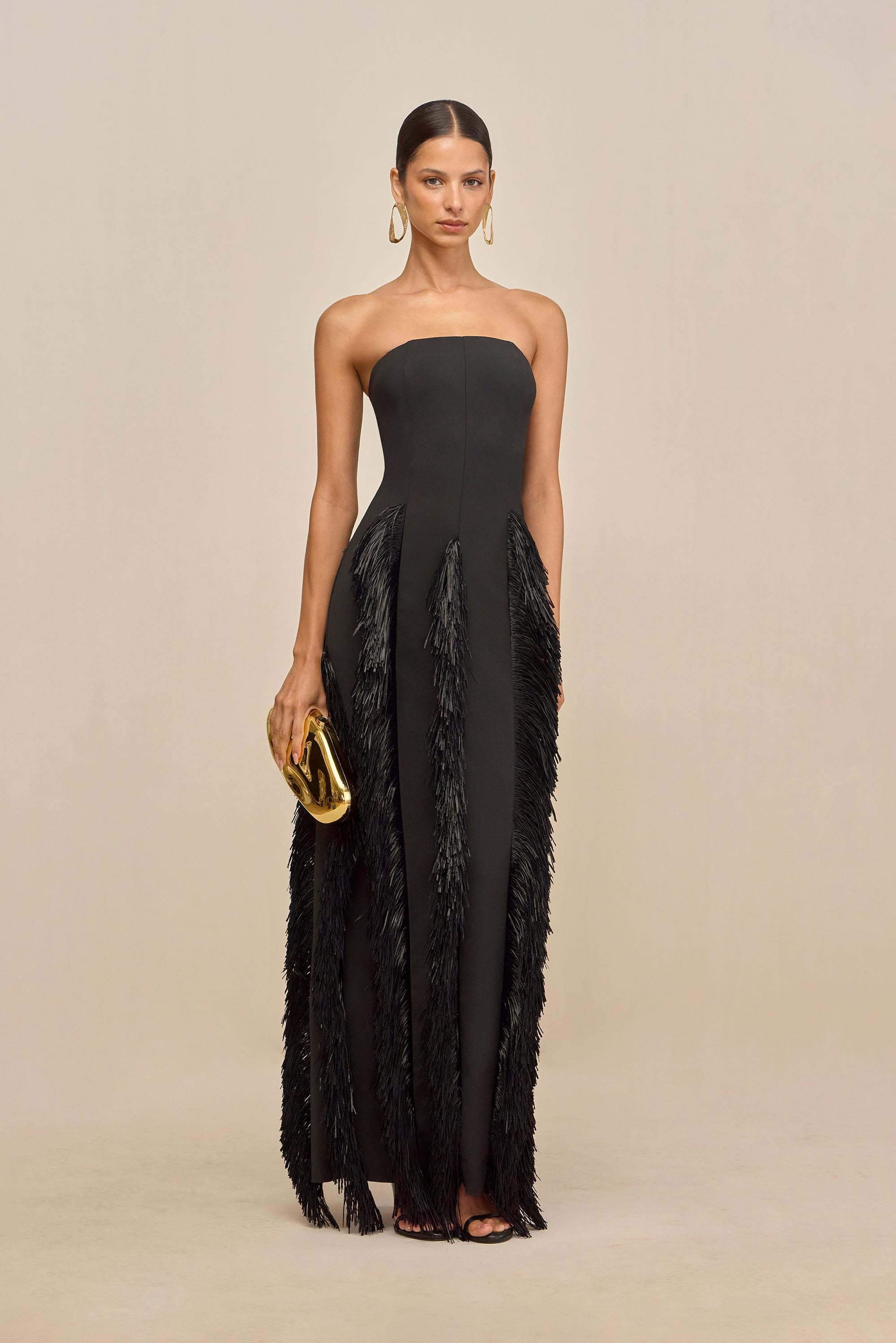 FREYA GOWN - BLACK