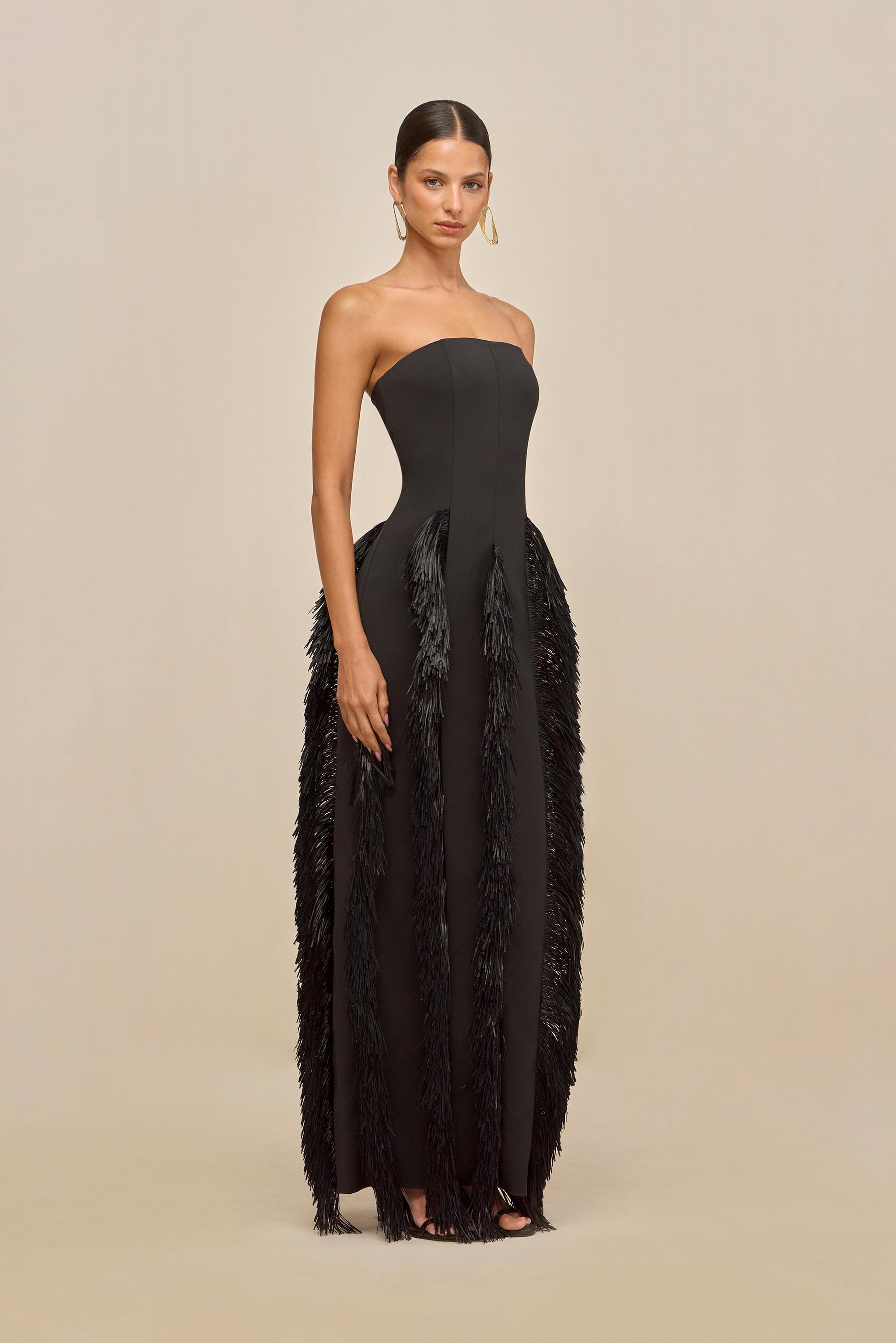 FREYA GOWN - BLACK