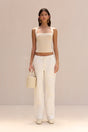 YASMINA TOP HANDLE - OFF WHITE