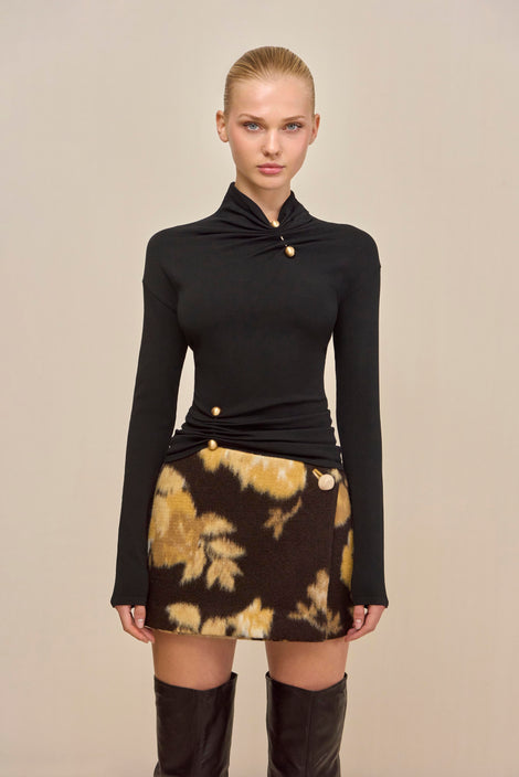 LINDEN COAT - WHEAT MULTI