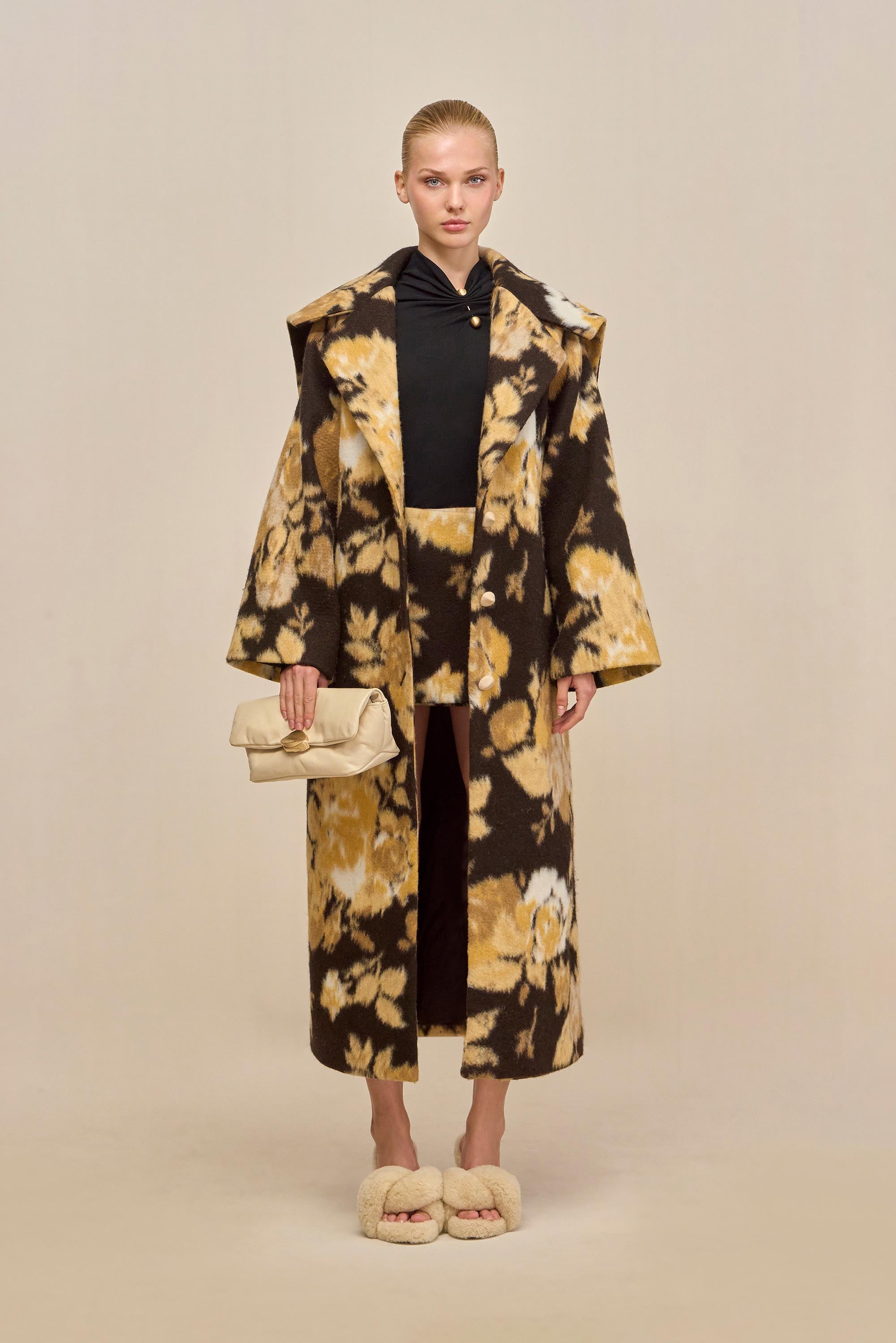 LINDEN COAT - WHEAT MULTI