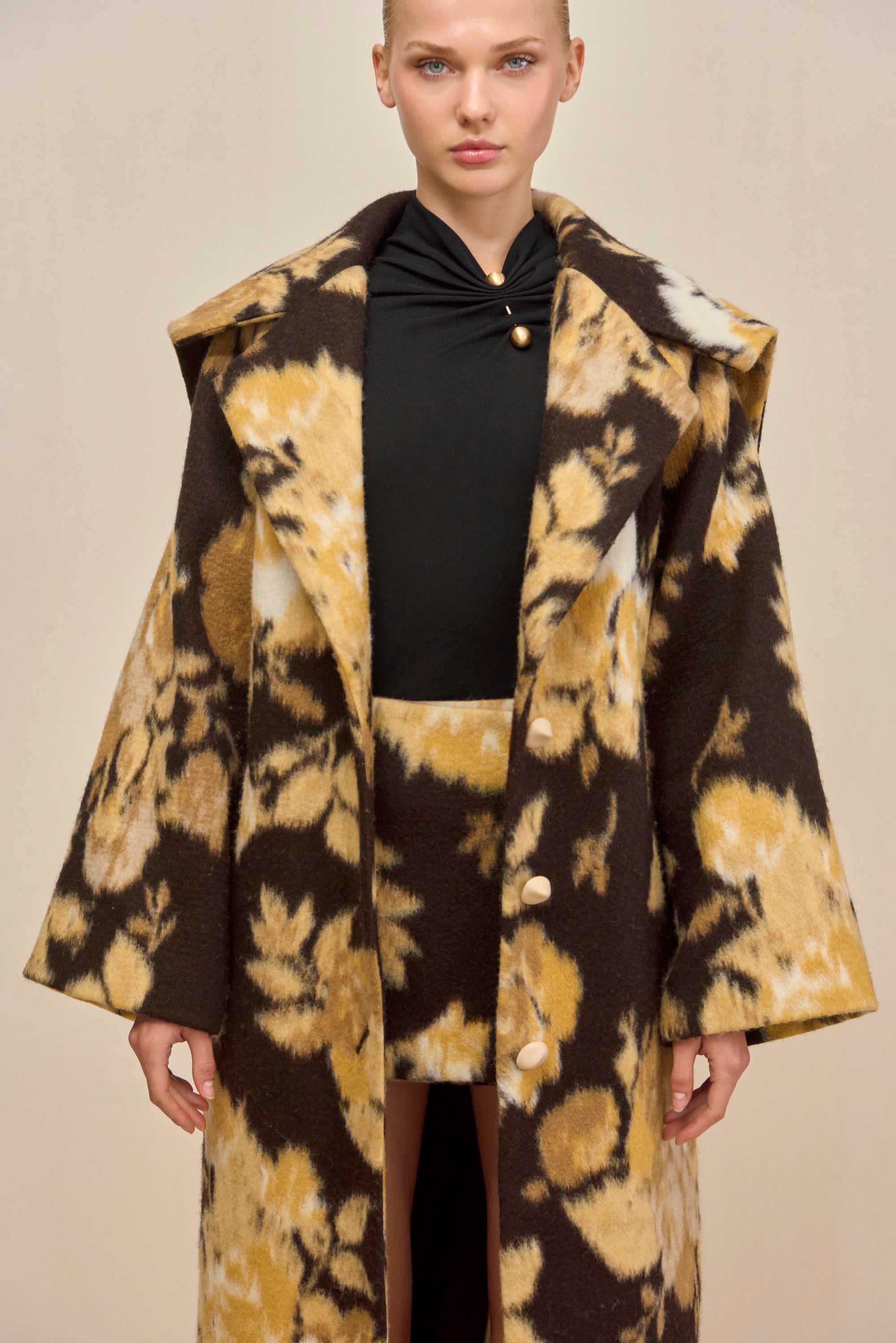 LINDEN COAT - WHEAT MULTI