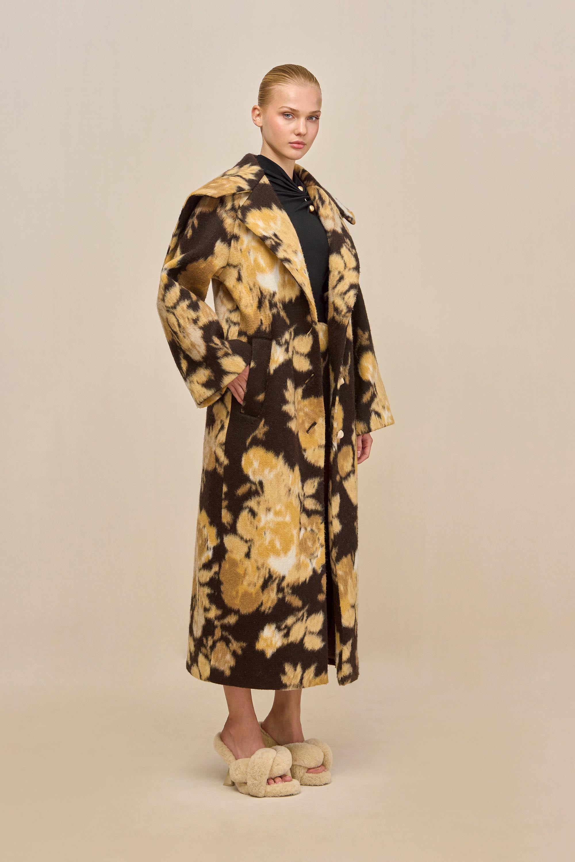 LINDEN COAT - WHEAT MULTI